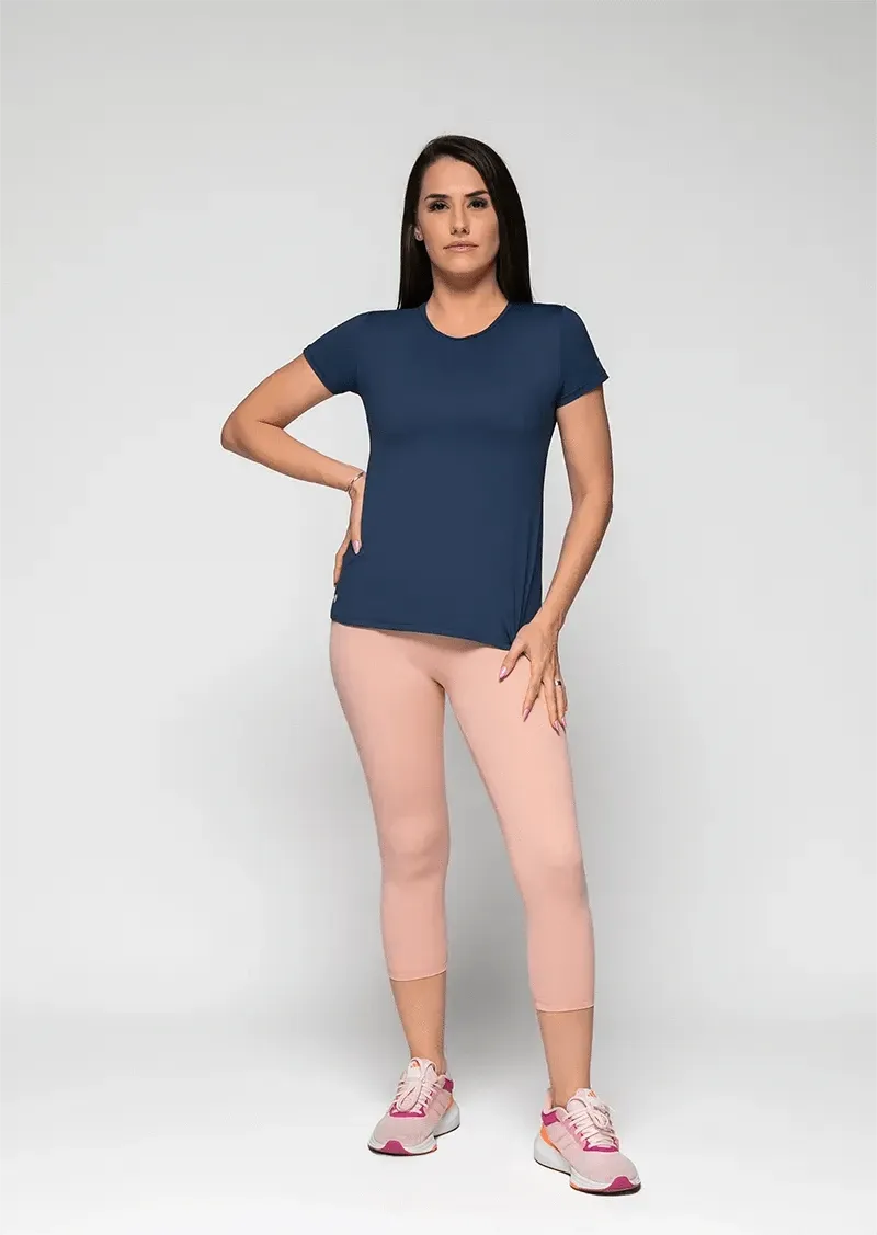 Essentials Laura T-Shirt - Navy Blue