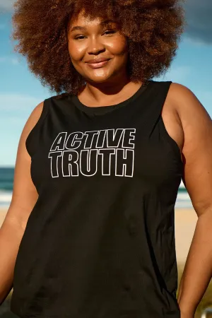 Everyday Cotton Tank - Black Logo