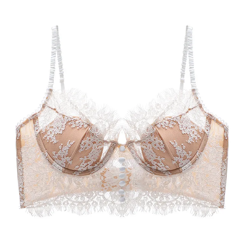 Eyelash Lace Push Up Corset Top
