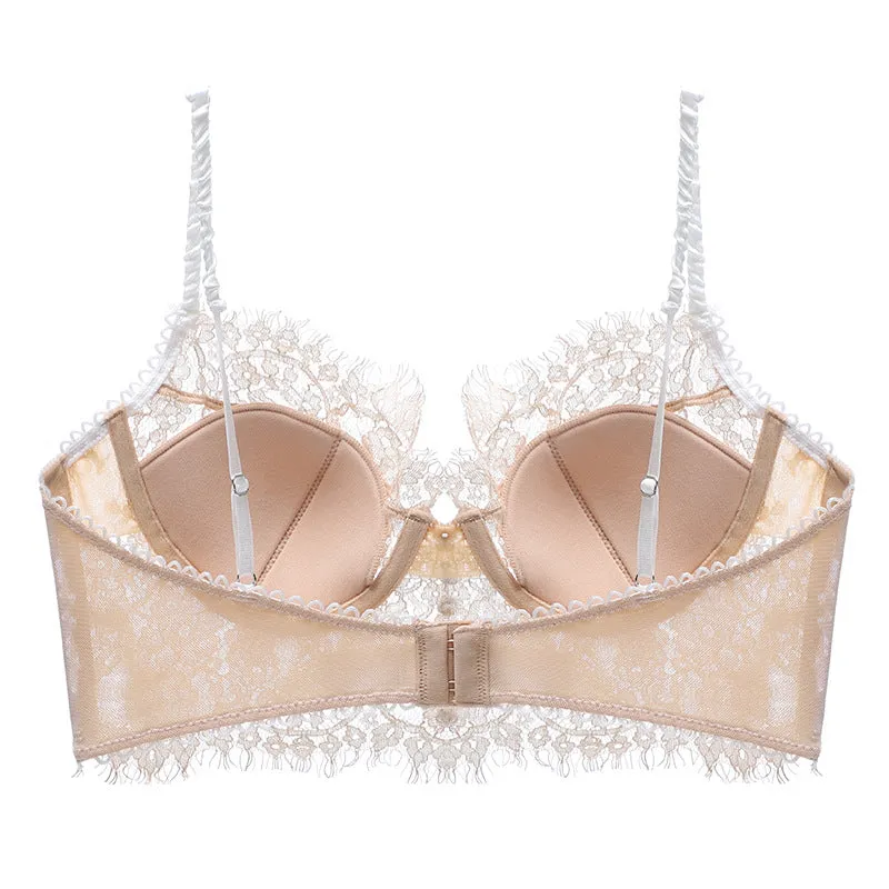 Eyelash Lace Push Up Corset Top