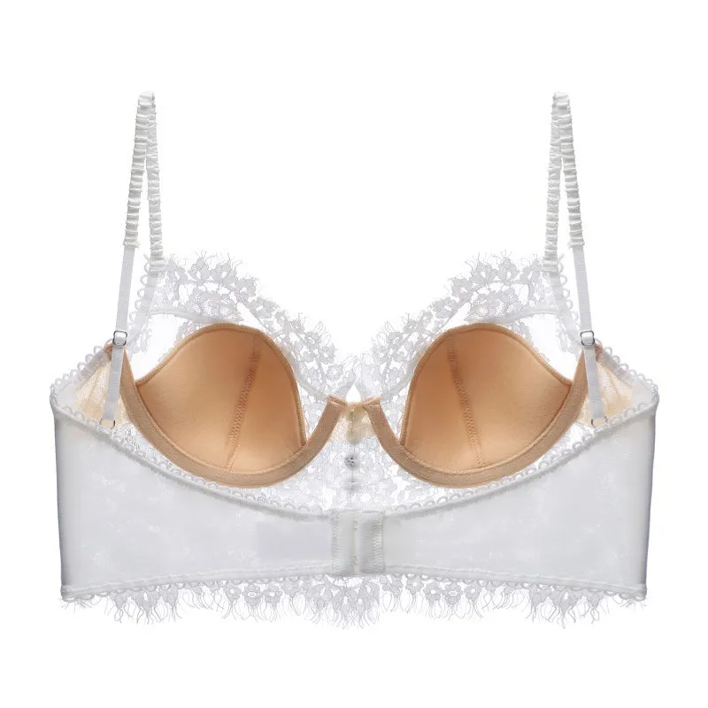 Eyelash Lace Push Up Corset Top