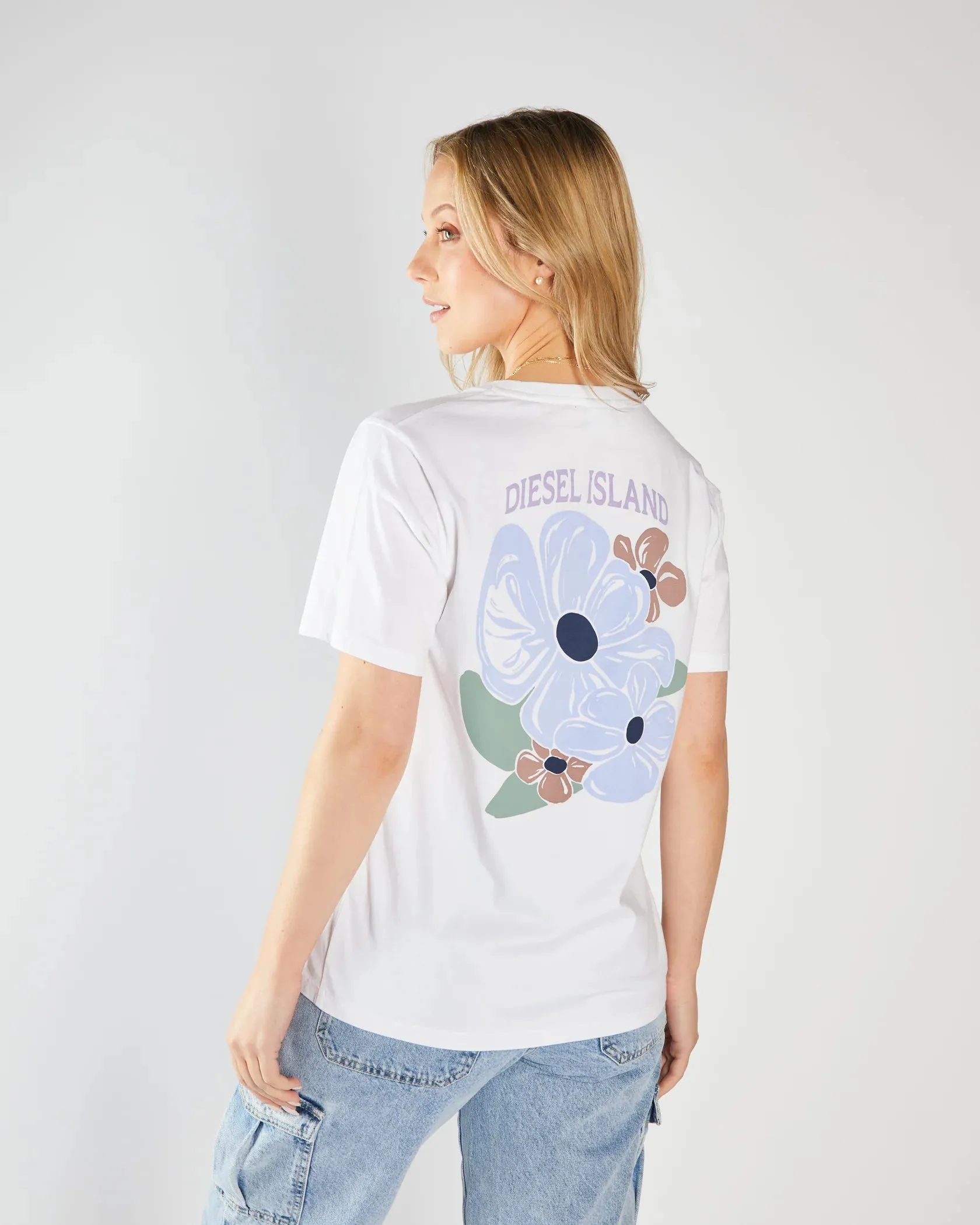 Fayne Tee | Dove White