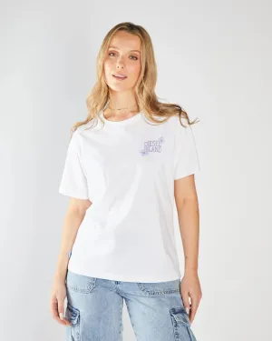 Fayne Tee | Dove White
