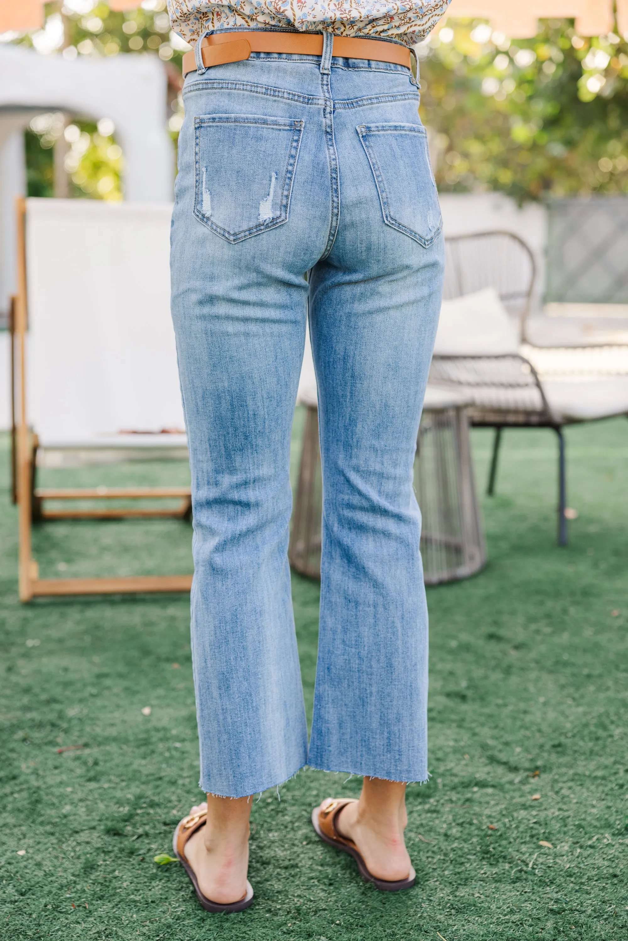 Feeling Your Best Light Wash Straight Leg Jeans