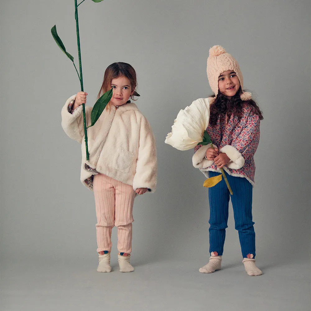 Felvet Reversible Coat | Ivory Fields