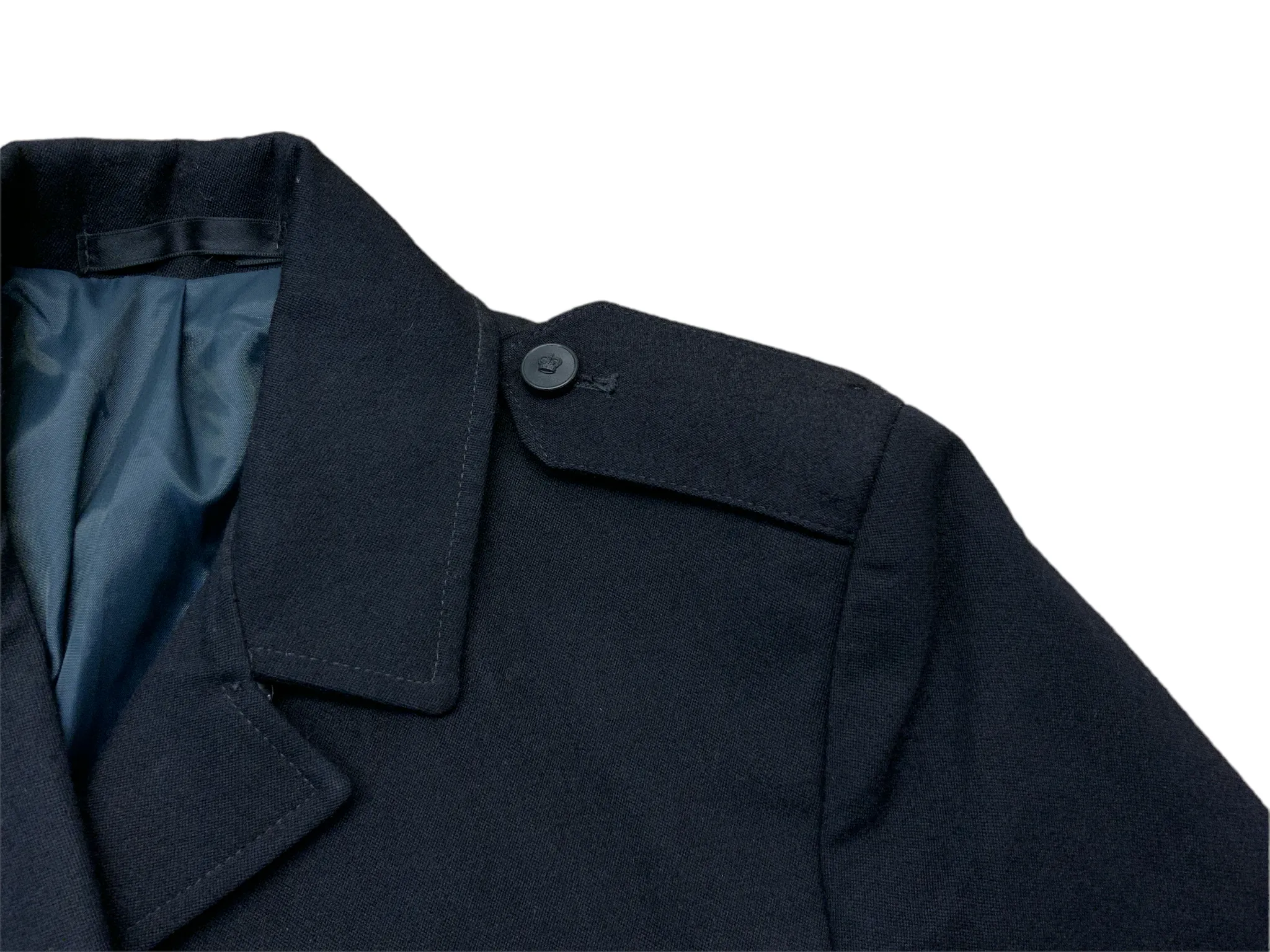 Female Vintage Grantham Police Wool Overcoat Single Breasted Grade A TCGM02FA
