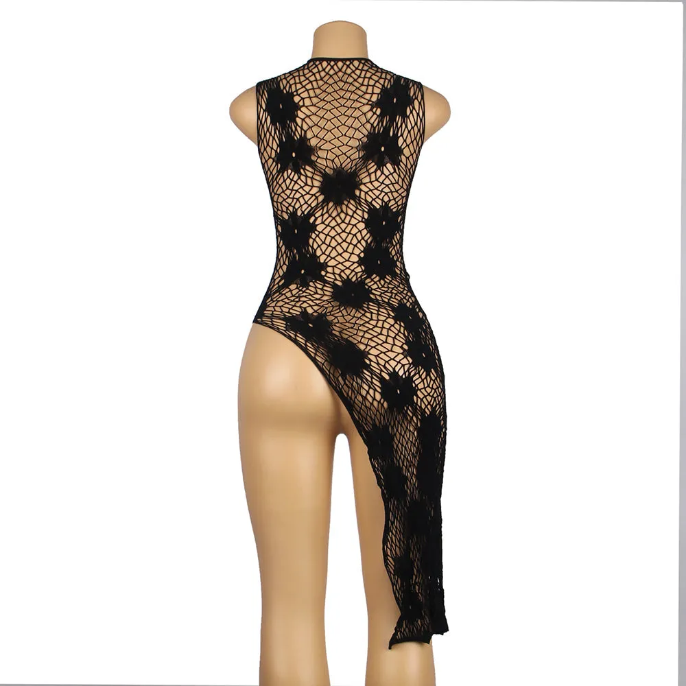 FLOWER WEBBING FISHNET CHEMISE EGYPT