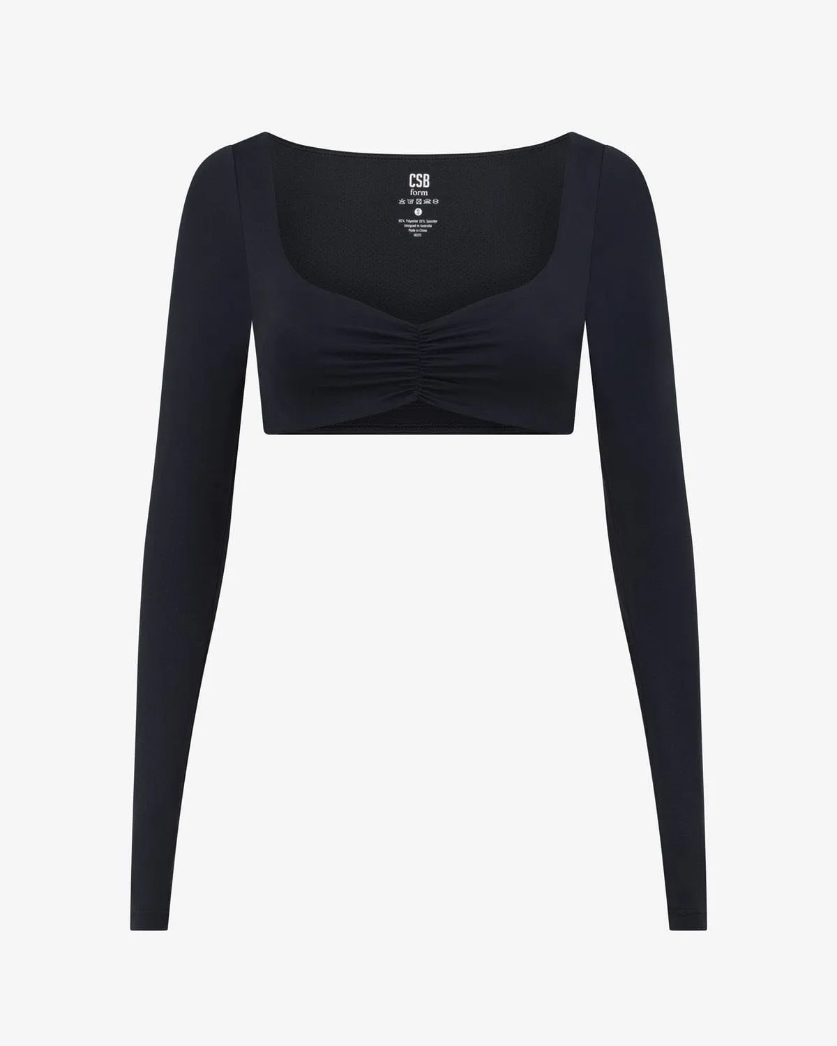 Form Margo Long Sleeve Top | Black