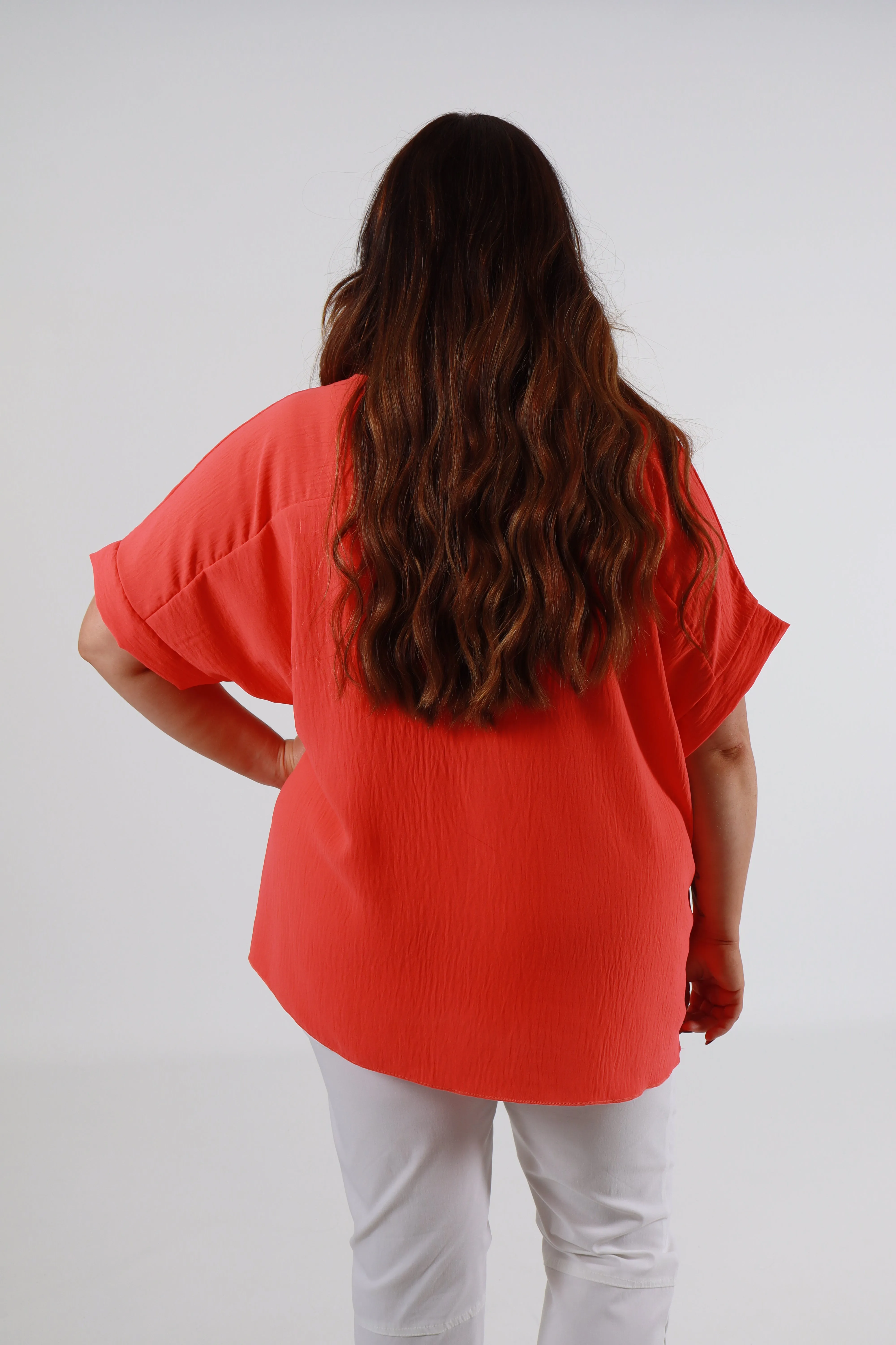 Freya Blouse in Orange
