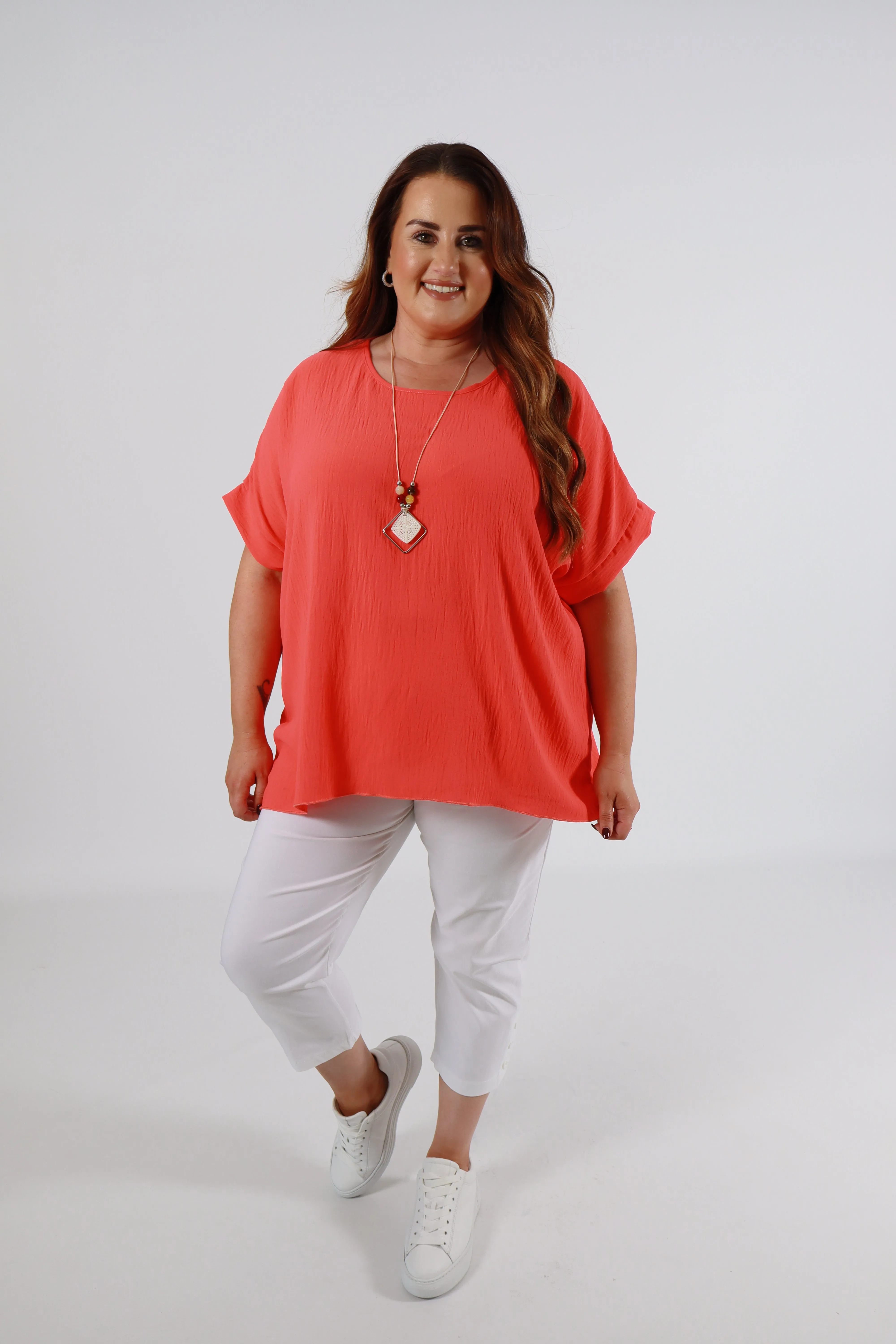 Freya Blouse in Orange