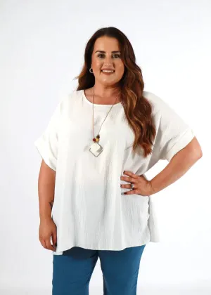 Freya Blouse in White