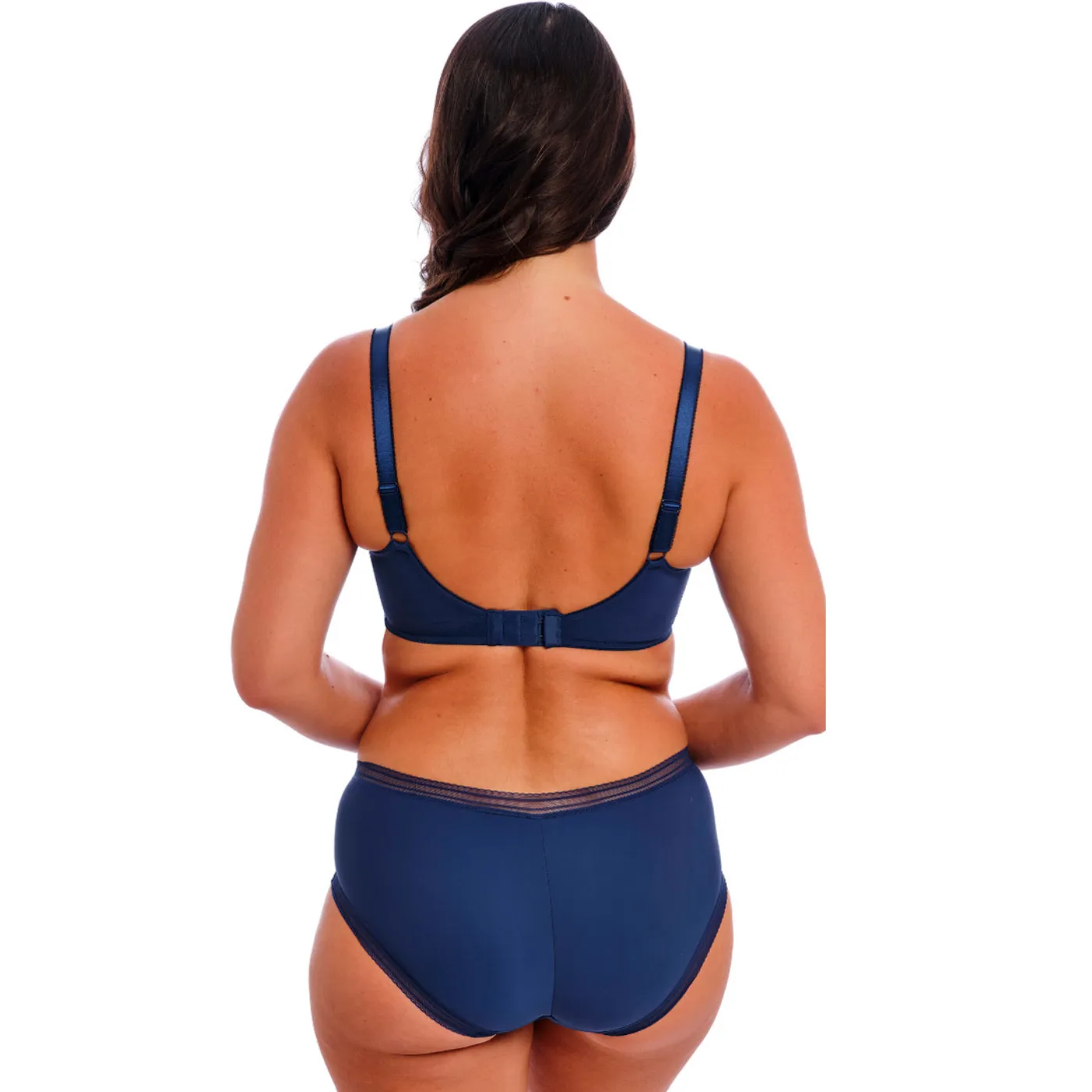 Fusion Lace Brief | Navy