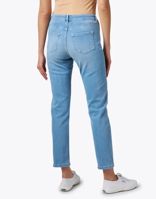 Girlfriend Straight Blue Jean