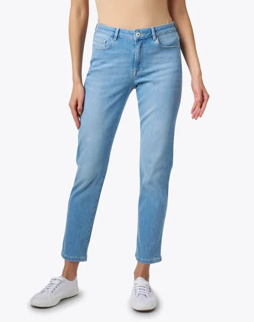 Girlfriend Straight Blue Jean