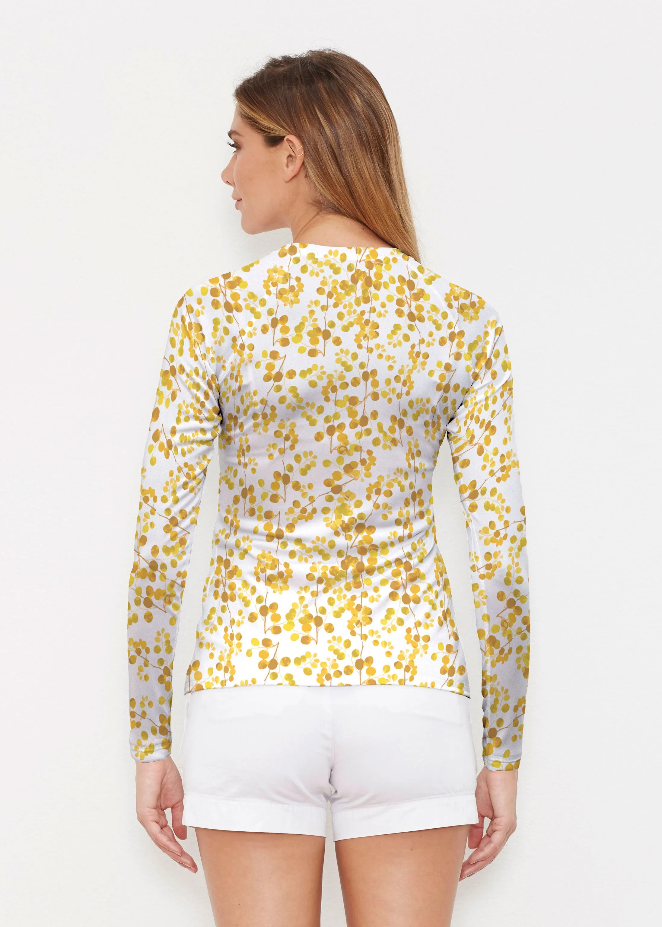 Golden Pome (7846) ~ Long Sleeve Rash Guard