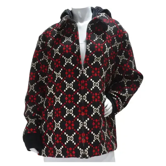 Gucci Macro GG Diamond Wool Jacket