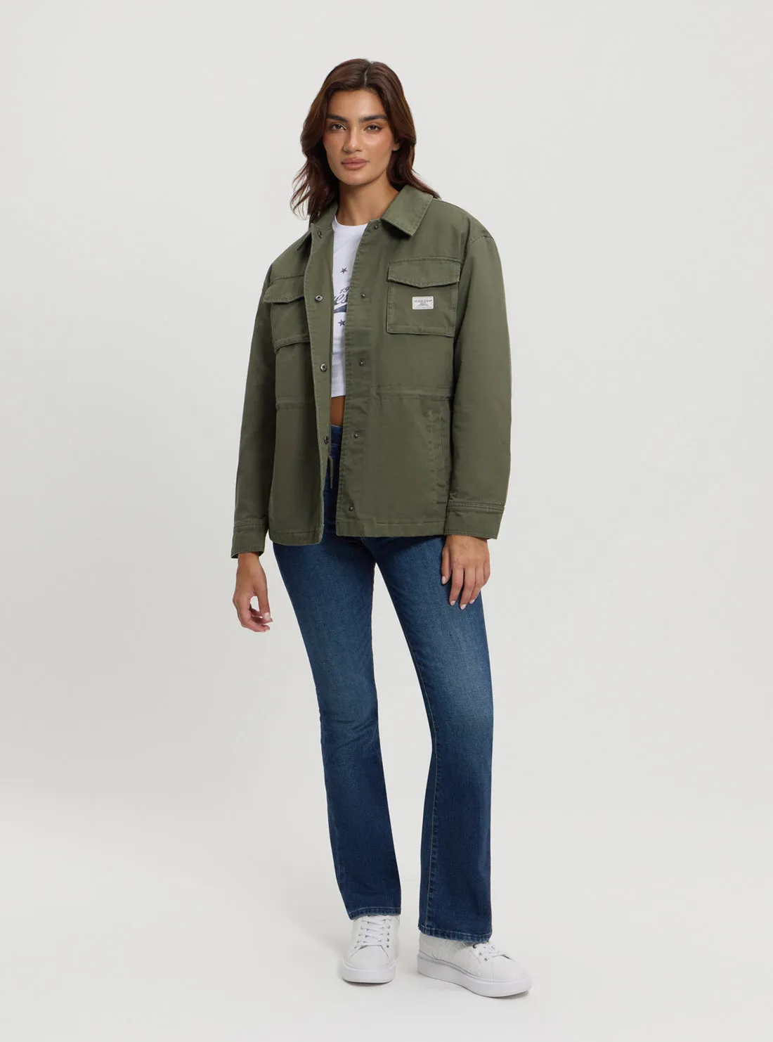 Guess Jeans Green Utility Jacket