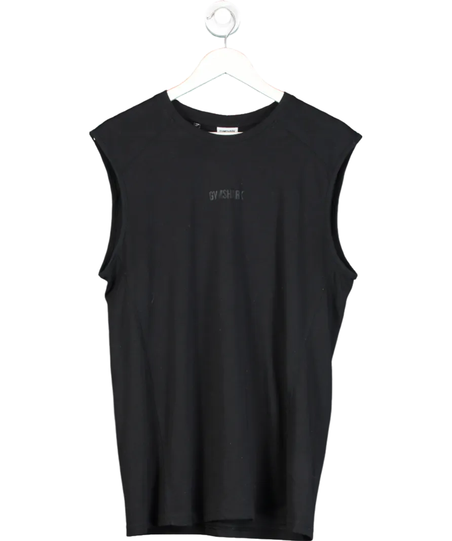 gymshark Black Printed Tank UK L