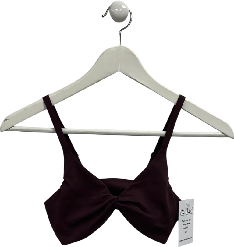 gymshark Purple Twist Front Bralette UK XS