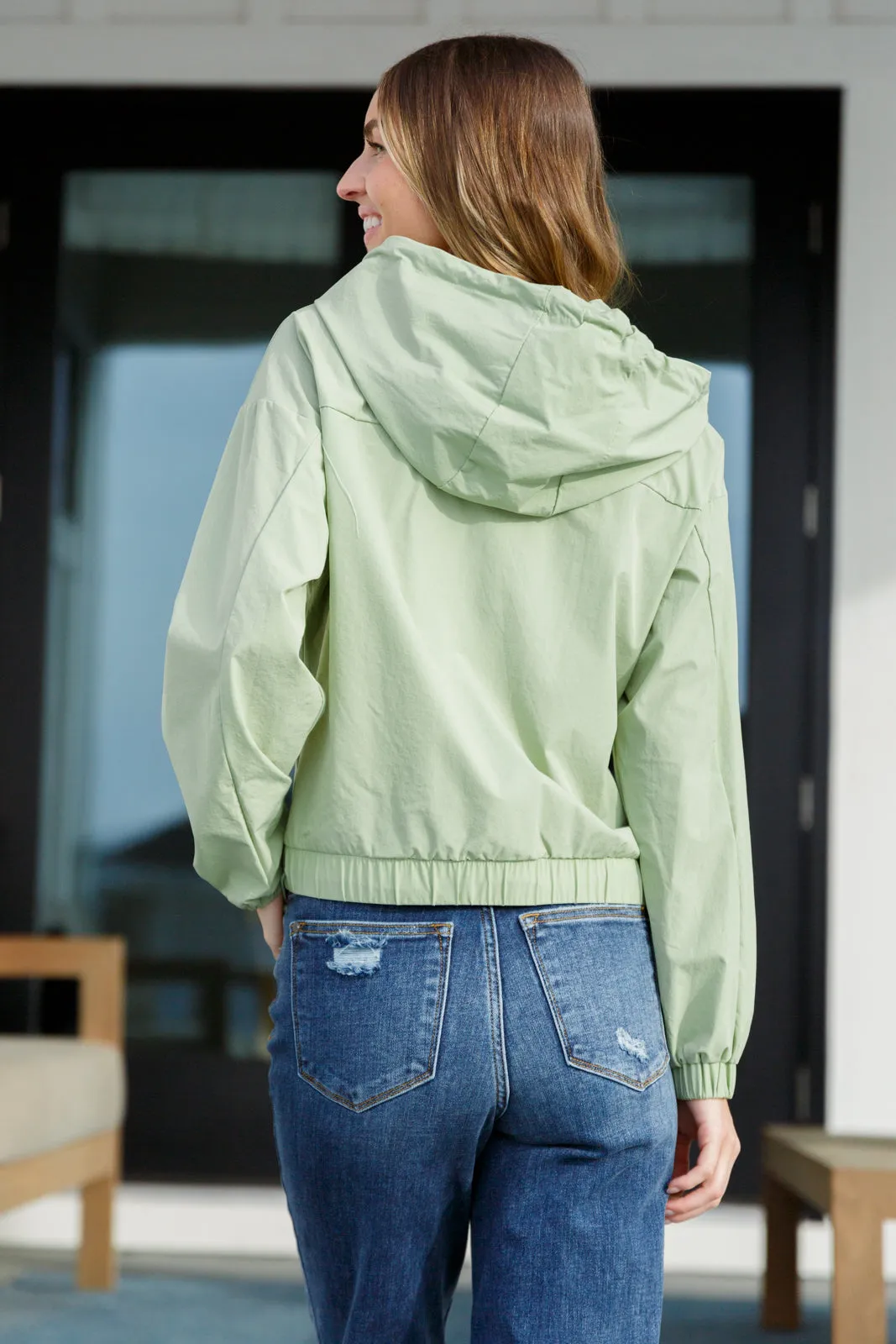 Hazel Blues® |  Tomorrow's Forecast Hooded Windbreaker