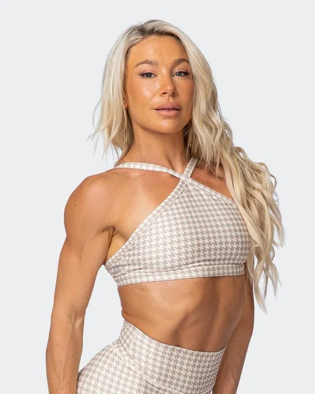 HBxMN Instinct Bralette - Houndstooth Print