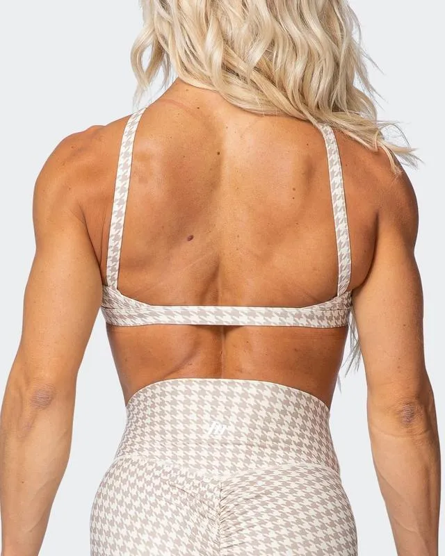 HBxMN Instinct Bralette - Houndstooth Print