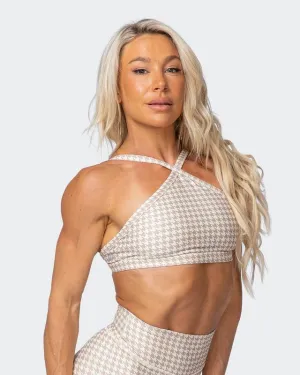 HBxMN Instinct Bralette - Houndstooth Print