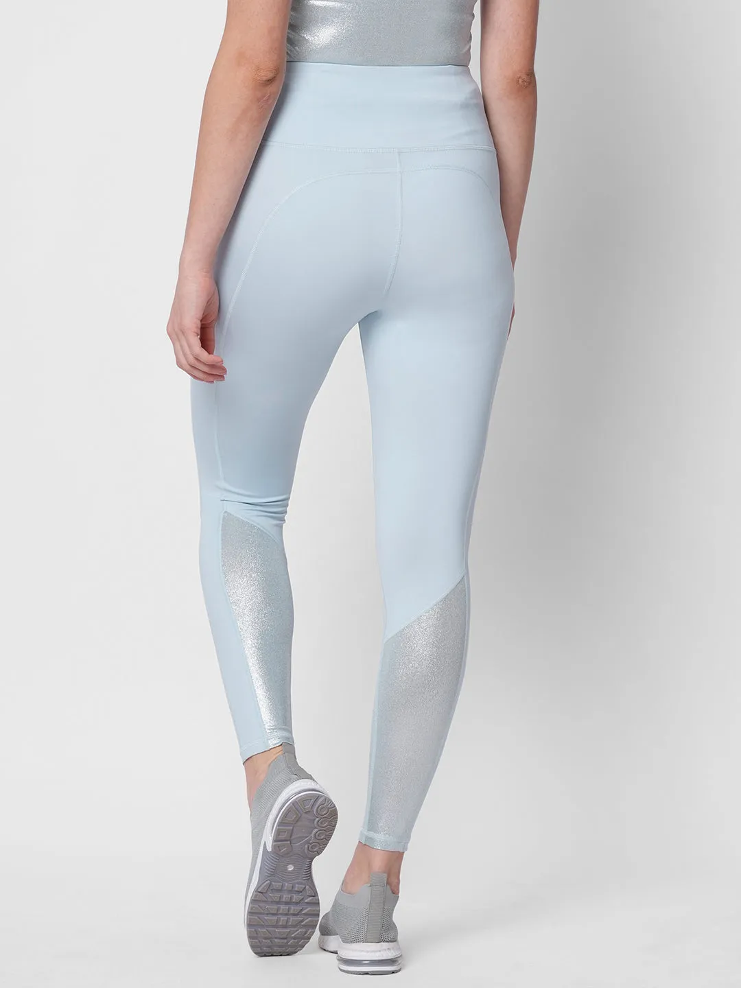 High waisted pure luxe blue tights