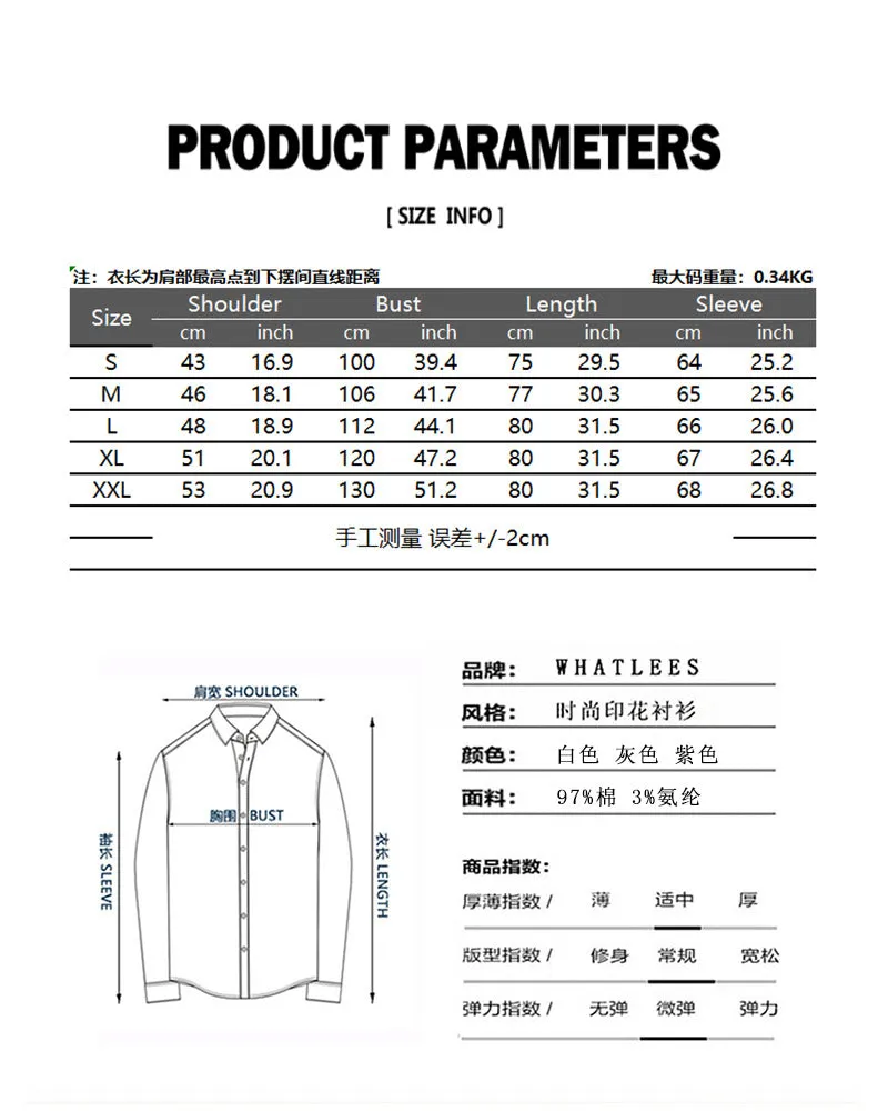 Hollow Men's Stitching Long-sleeved Western Denim Shirt