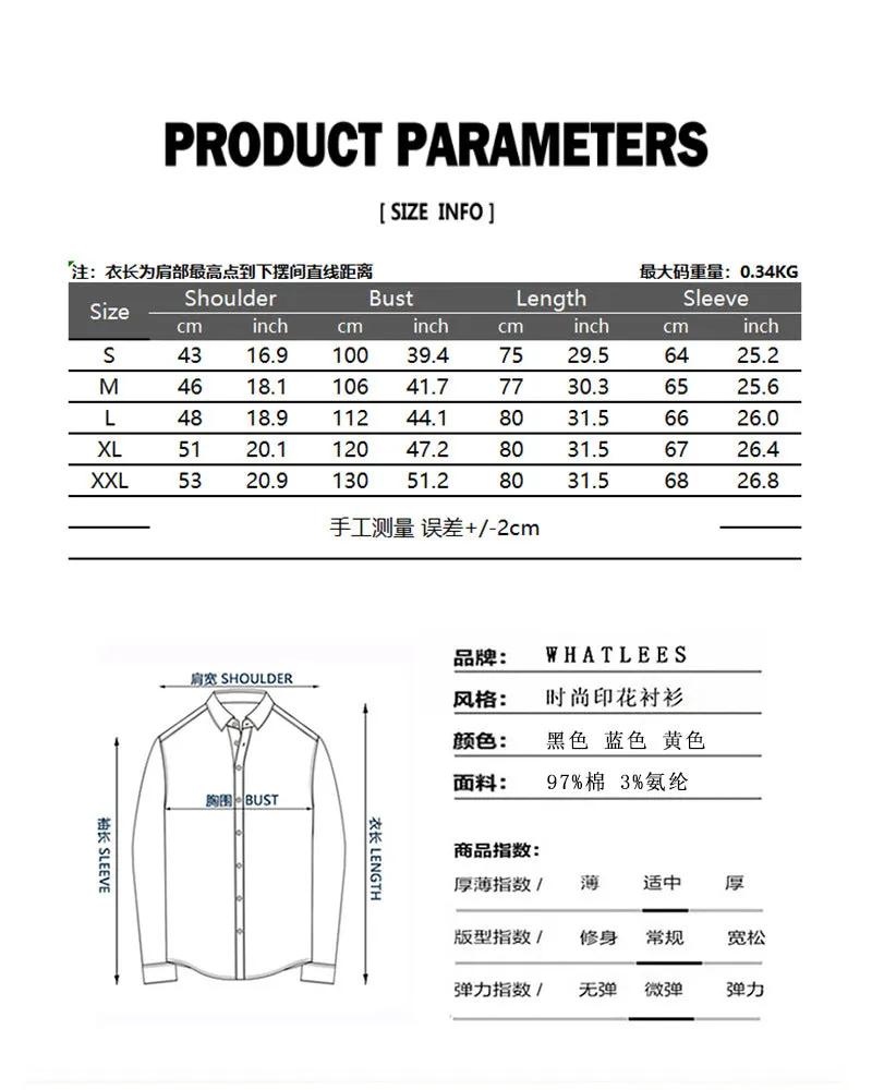 Hollow Men's Stitching Long-sleeved Western Denim Shirt