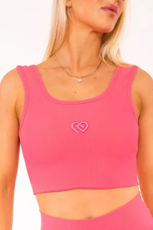 Hot Pink Romi Crop