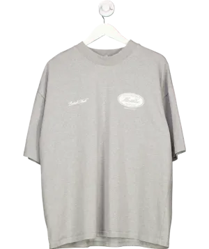 Illicit Bloc Grey 100% Cotton British Sportswear T-shirt UK XL