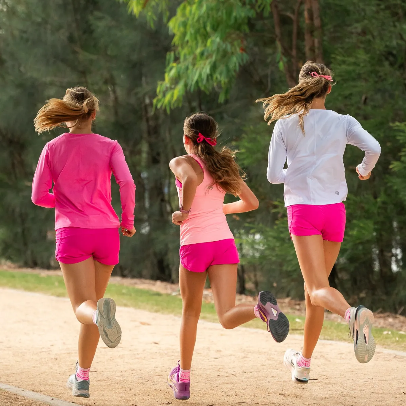 IMPI Long Sleeve Running Tee - Fuchsia