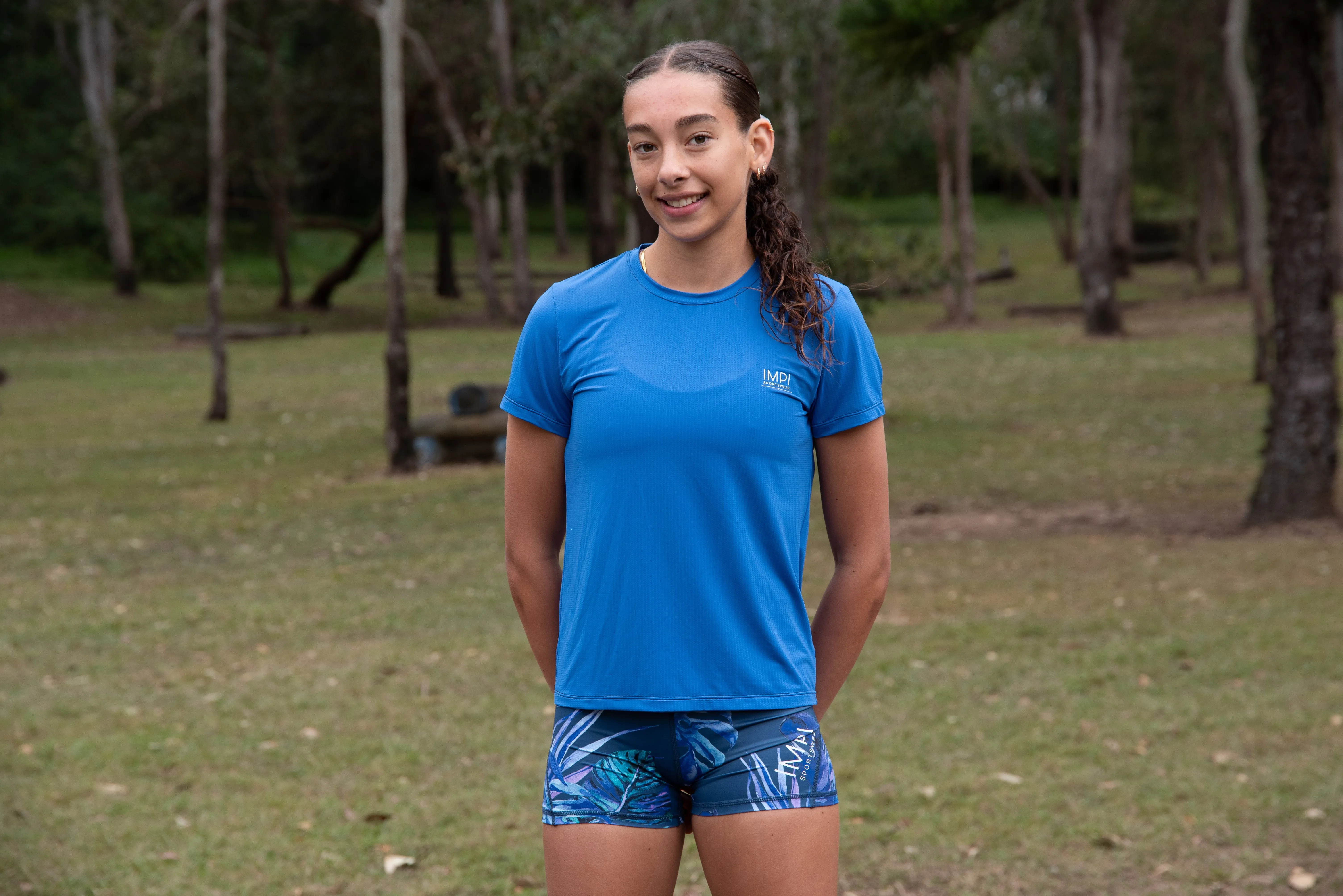 IMPI Running Tee - Electric Blue