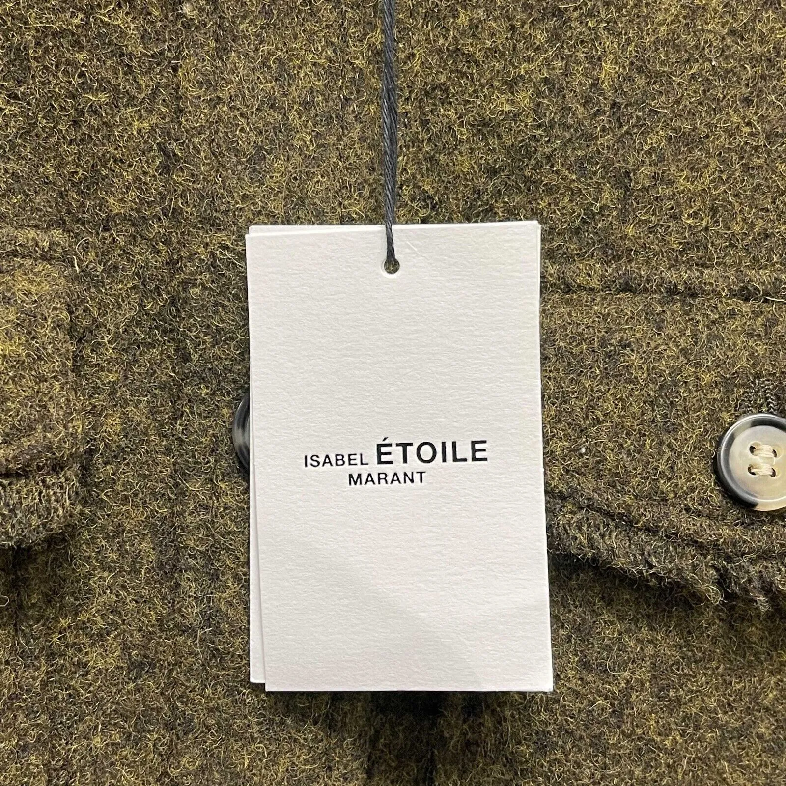 Isabel Marant NEW Nelly Cardigan Jacket Dark Khaki 34 US 2