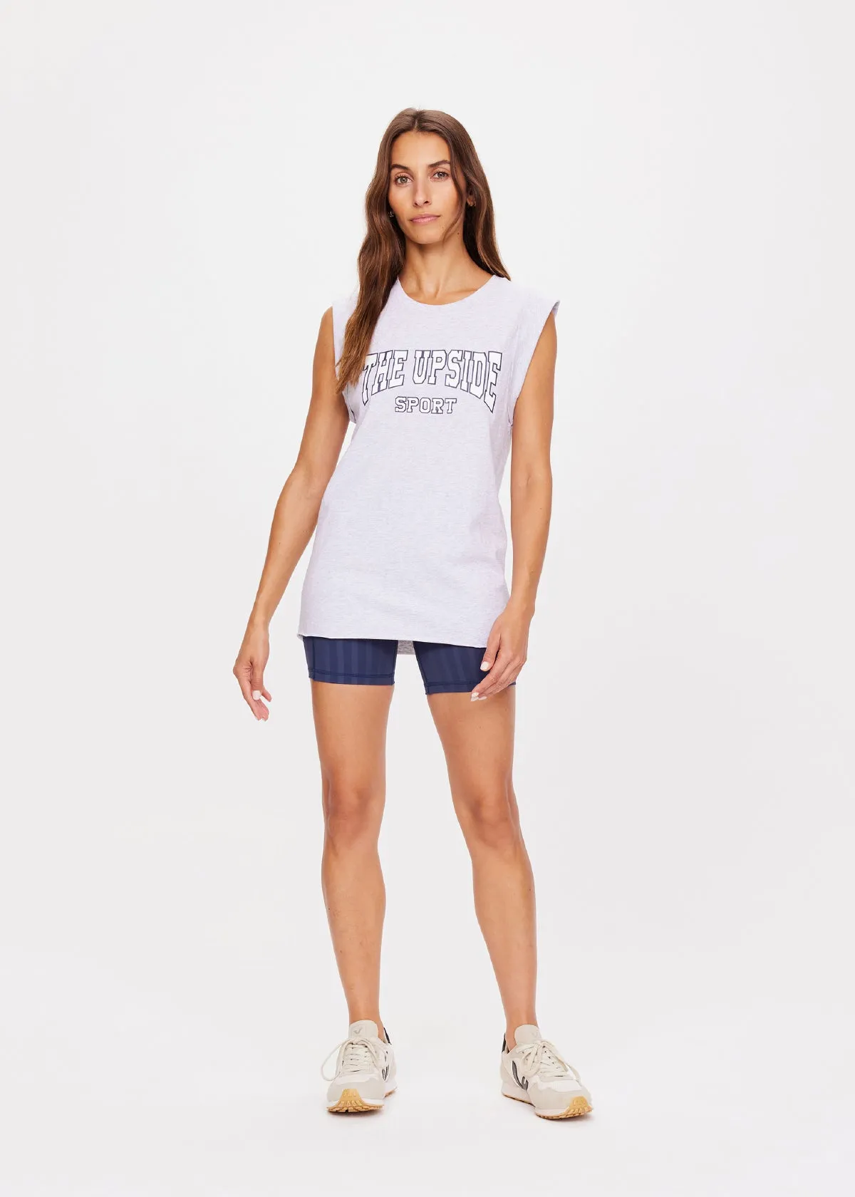 Ivy League Muscle Tank | Grey Marle