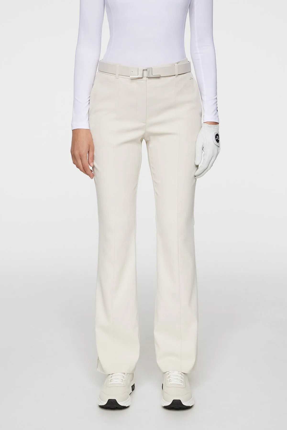 J. Lindeberg Flare Pant in Moonbeam