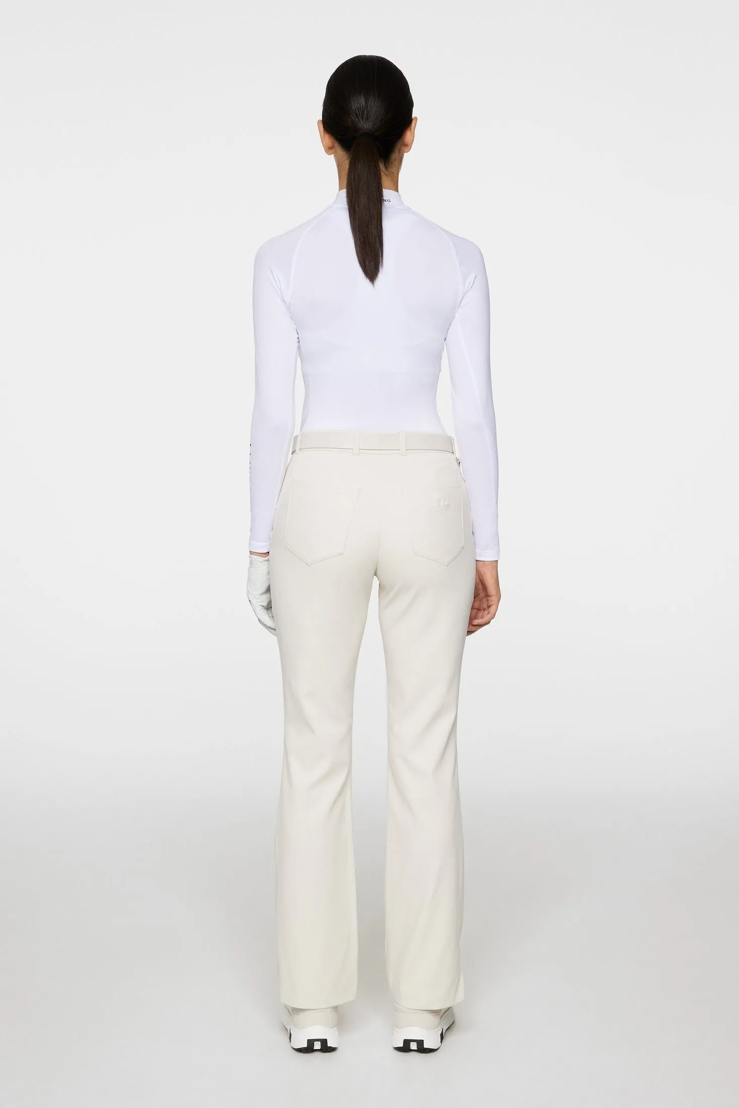 J. Lindeberg Flare Pant in Moonbeam