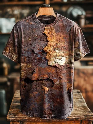 Jaxon – Rust Printed Short Sleeve Tee