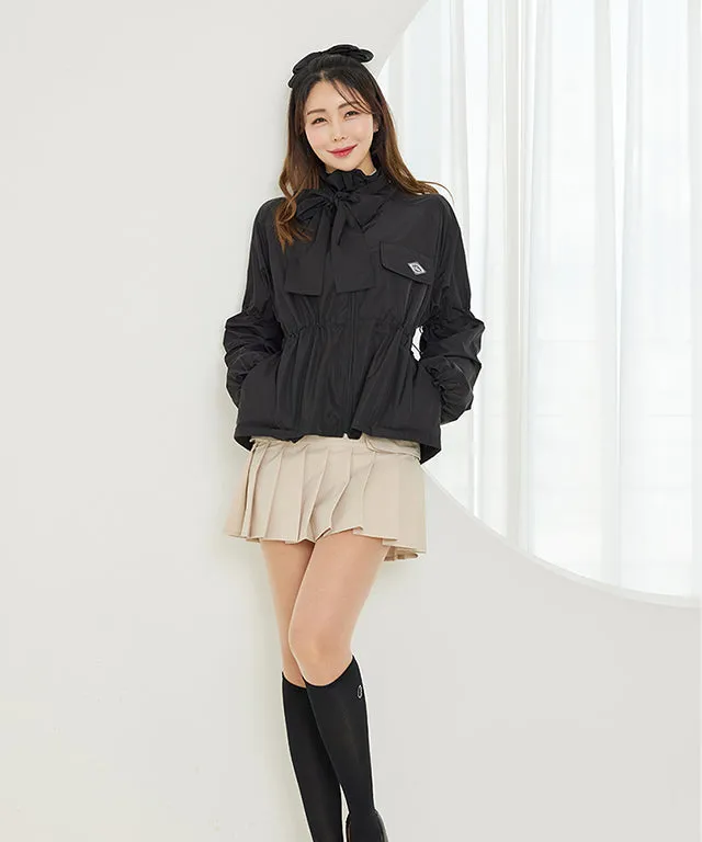 J.Jane Shiny Overfit Windbreaker - Black