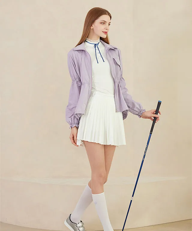 J.Jane Shiny Overfit Windbreaker - Lavender