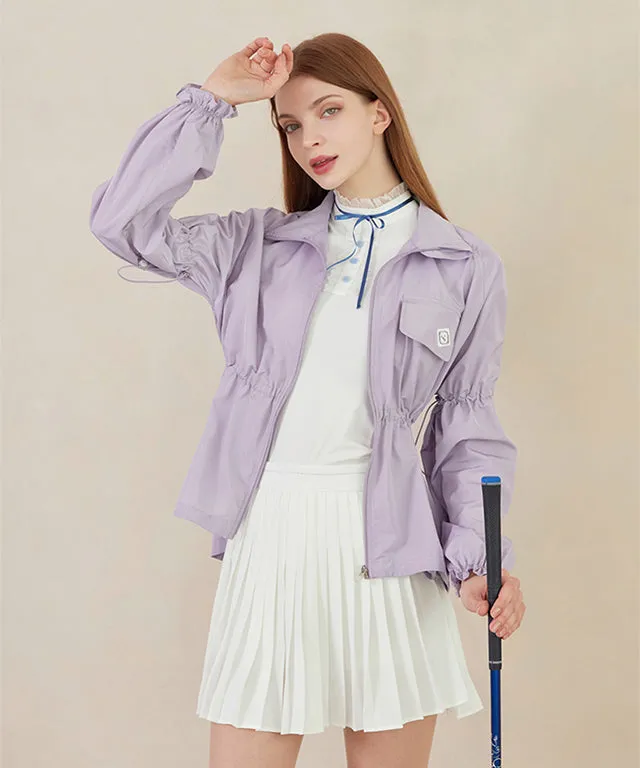 J.Jane Shiny Overfit Windbreaker - Lavender