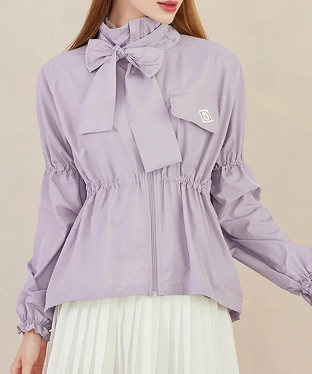 J.Jane Shiny Overfit Windbreaker - Lavender