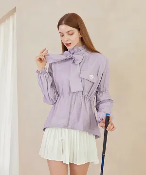 J.Jane Shiny Overfit Windbreaker - Lavender