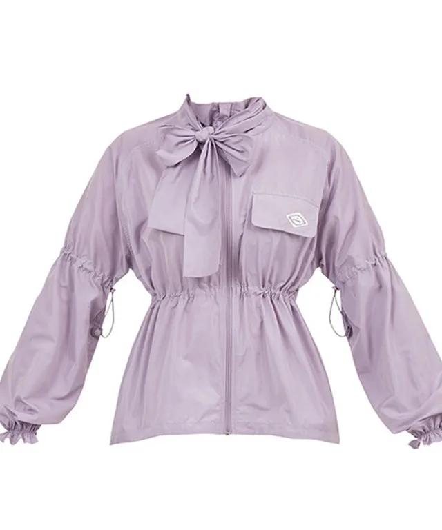 J.Jane Shiny Overfit Windbreaker - Lavender
