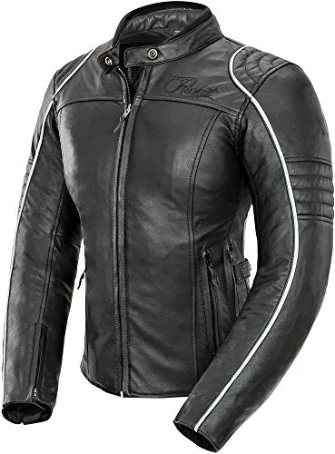 Joe Rocket Lira Women's Street Motorcycle Jackets - Black/White/Medium