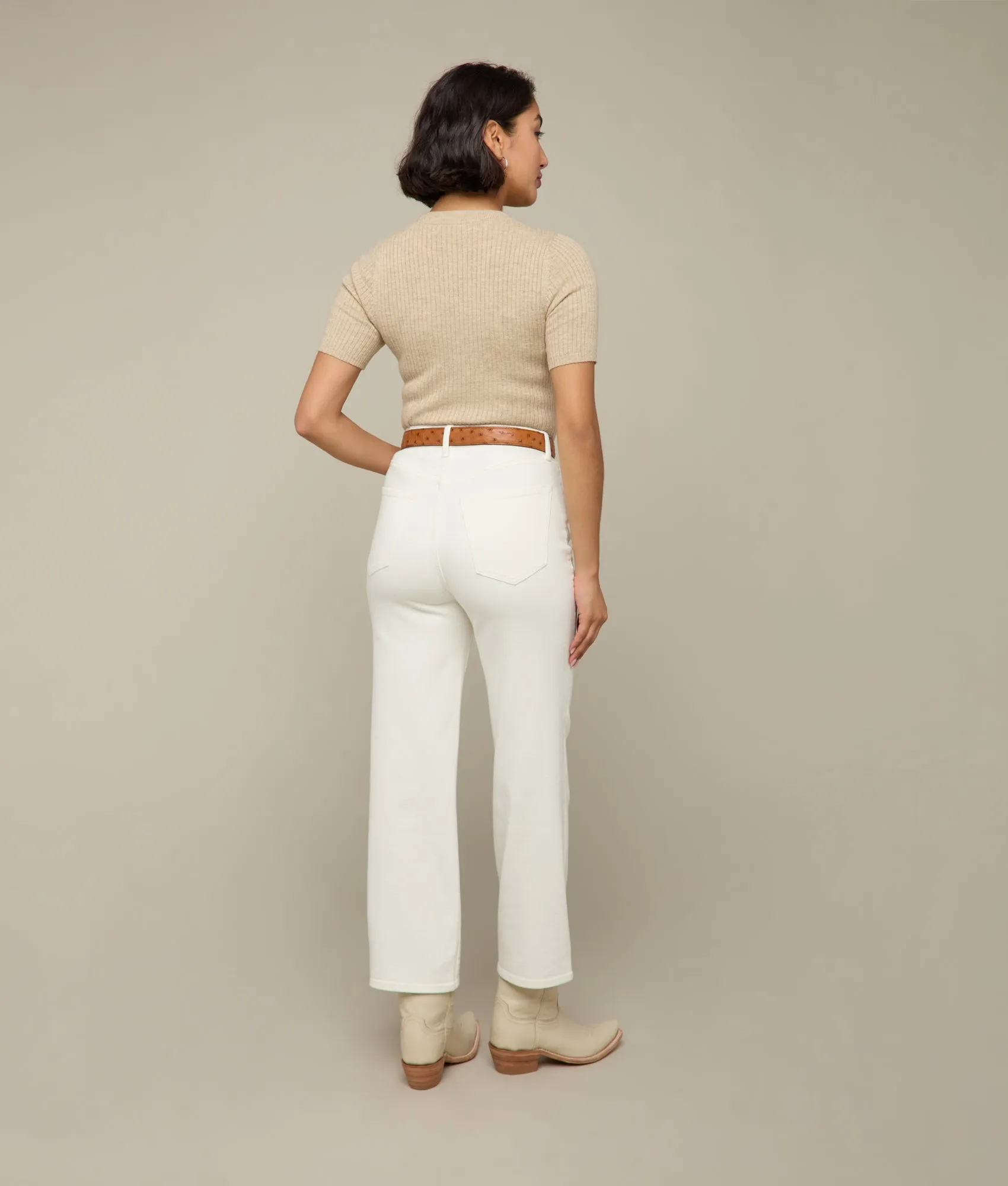Jolene High-Rise Straight Leg Jean :: Summer Glitz