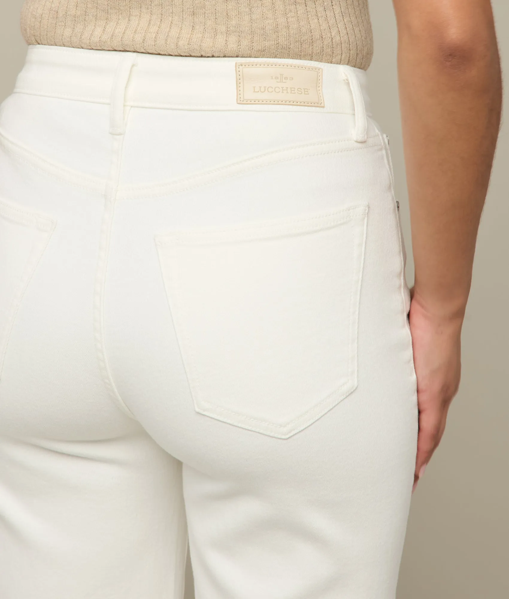 Jolene High-Rise Straight Leg Jean :: Summer Glitz