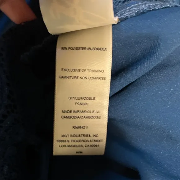 Jonquil Peacock Lace-Trim Satin Nightgown‎