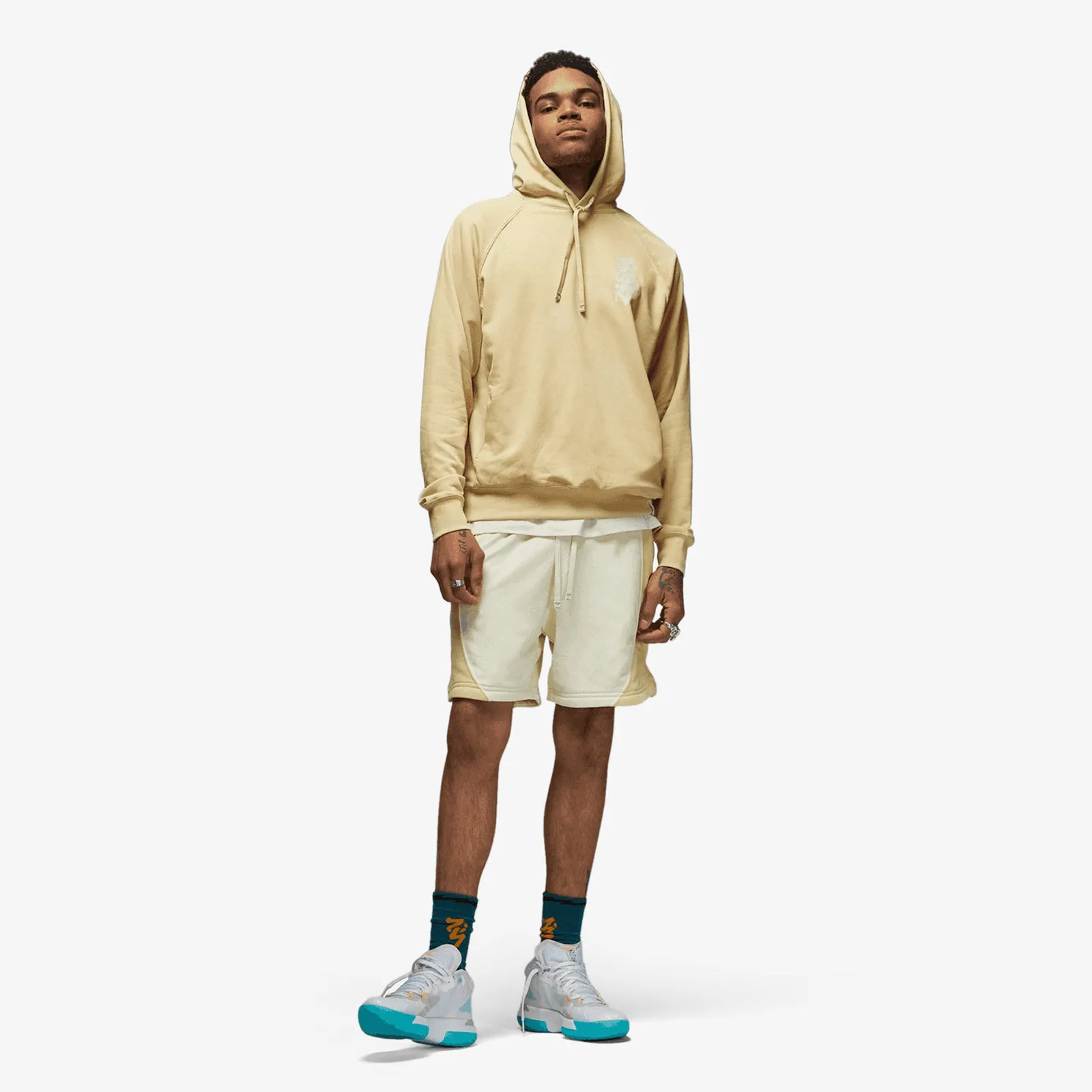 Jordan X Zion Number One Dri-FIT Fleece Hoodie - Gold